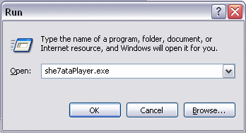 Adding program or exe to the Run command panel