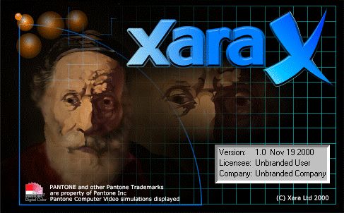 XaraX1, the first release.